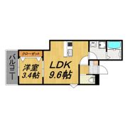 LECOCON四日市Ⅸの間取り画像