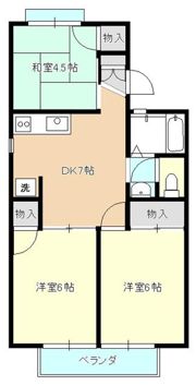 セジュール1の間取り画像