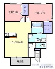 エルメゾンTUDAの間取り画像