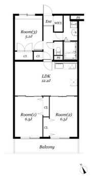 ベルフラット吉野の間取り画像