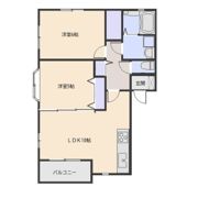 ハピネスクローバー高崎の間取り画像