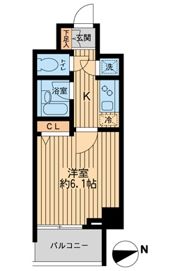 HF早稲田レジデンスⅡの間取り画像