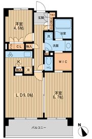 HF若林公園レジデンスの間取り画像