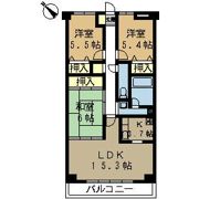 CASSIA八千代緑が丘の間取り画像