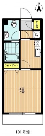 ベルケン北馬込の間取り画像