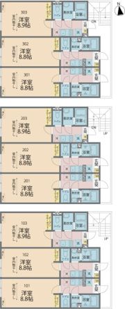 カインドネス大和桜ヶ丘Ⅱの間取り画像