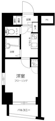 スカイコート後楽園WESTの間取り画像