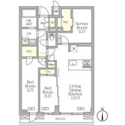 アジールコート都立大学の間取り画像