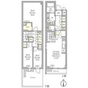 アジールコート都立大学の間取り画像