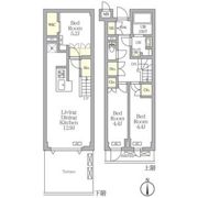 アジールコート都立大学の間取り画像