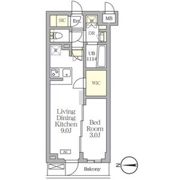 アジールコート都立大学の間取り画像