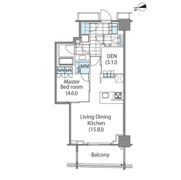 コンフォリア新宿イーストサイドタワーの間取り画像