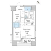 デュオフラッツ池尻大橋の間取り画像