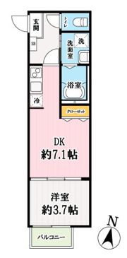 キャメル西所沢プレミアの間取り画像