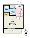 レザン東大成の間取り画像