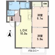 サンパティオAの間取り画像