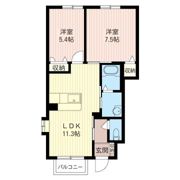 ミル フルール Cの間取り画像