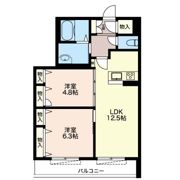 サクレ オー トルワの間取り画像