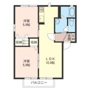 ヴィルヌーブBの間取り画像