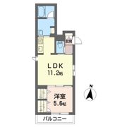 エスポアール菊名の間取り画像