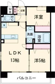 スプランディッド名駅NORTHの間取り画像
