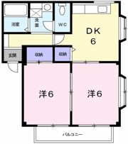 クレールハイムBの間取り画像