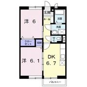 コーポサザンウインドの間取り画像