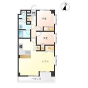 プラージュ今泉603号室の間取り画像