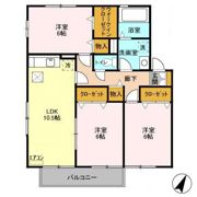 ファミーユつくば ABCの間取り画像