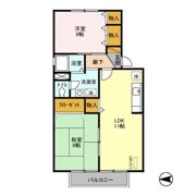 ドリームシティ Bの間取り画像