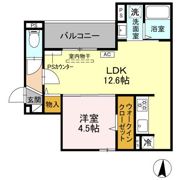 GRAMM丹波口の間取り画像