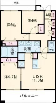 アルシオン河辺の間取り画像