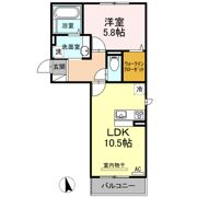 エアフォルク新山口の間取り画像