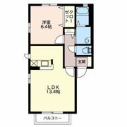 オンディーヌ Aの間取り画像