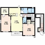 ウエストサイド弐番館の間取り画像