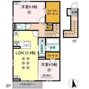 (仮称)D-ROOM片江2丁目の間取り画像