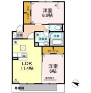 飛行機が丘の間取り画像