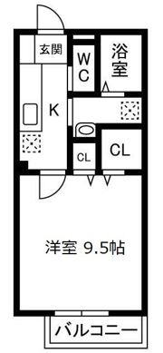 イーストハイコーポ西中原の間取り画像