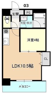 パルティール・ぺルレの間取り画像