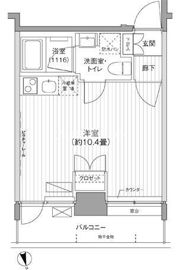 コスモリード川崎の間取り画像