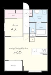レトワール今川の間取り画像