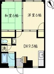 旭ハイツの間取り画像