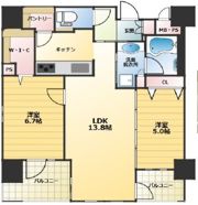 ワコーレ神戸三宮マスターズレジデンスの間取り画像