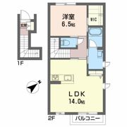 カーサしだれの間取り画像