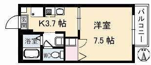 シャーメゾンウエストの間取り画像