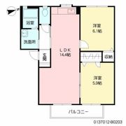 ヴィラ恋の田の間取り画像