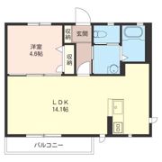 カーサ・ハピネスの間取り画像