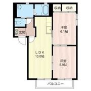 フローラル・ハイツ21Bの間取り画像