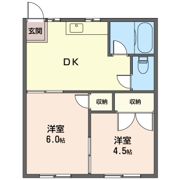 大窪ハウスの間取り画像