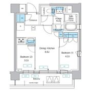 プレディアコート三軒茶屋の間取り画像